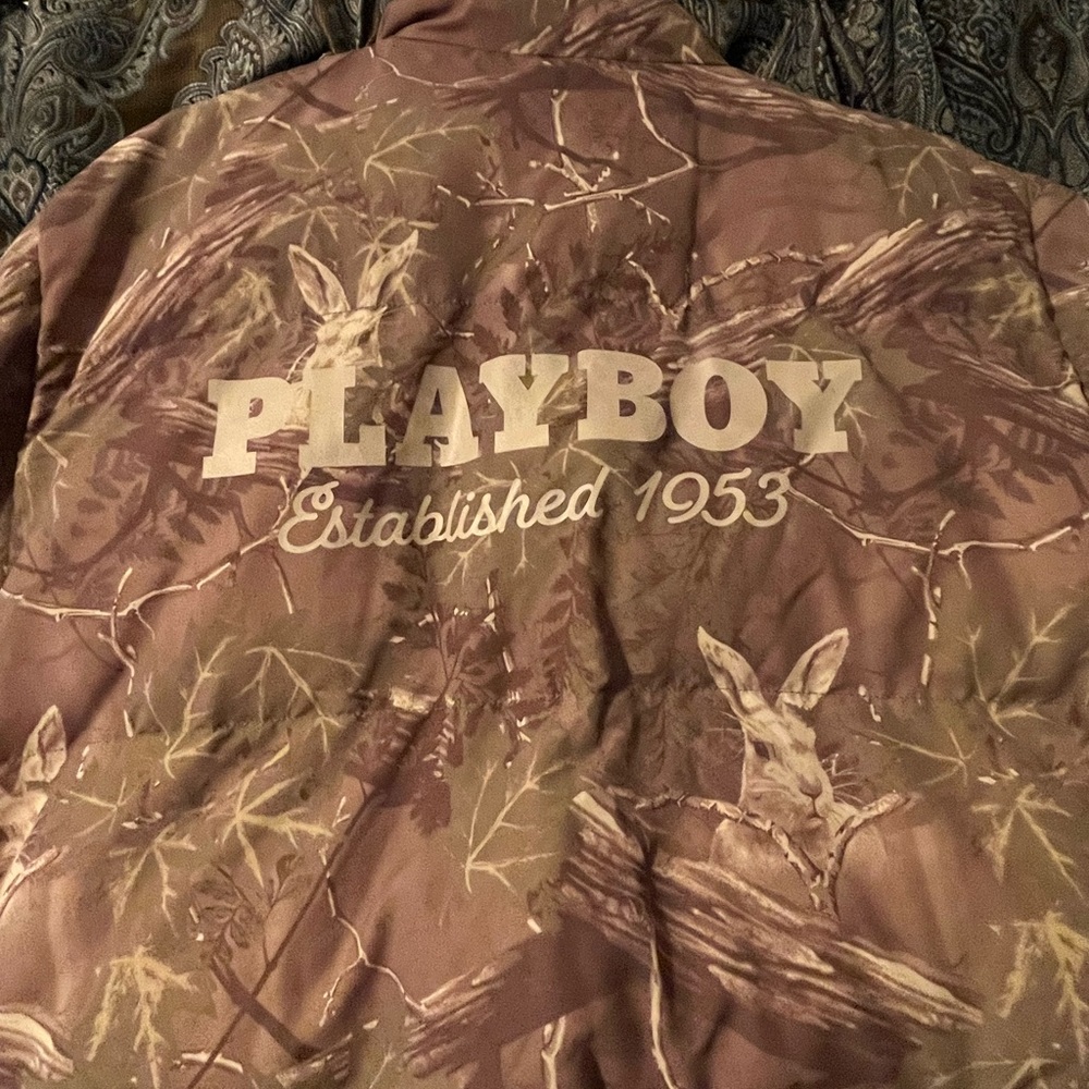 PLAYBOY Camo Print Jacket - Brown